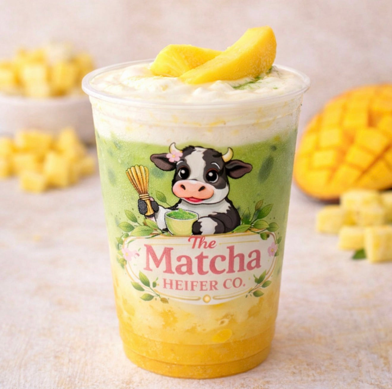 Matcha lattes
