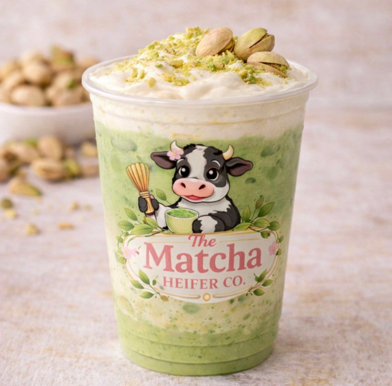Matcha lattes